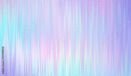 Holograph background. Hologram gradient foil texture. Iridescent mirror effect. Holographic glitter backdrop. Rainbow textur. Cute subtle pattern. Pink blue paper. Striped print. Vector illustration