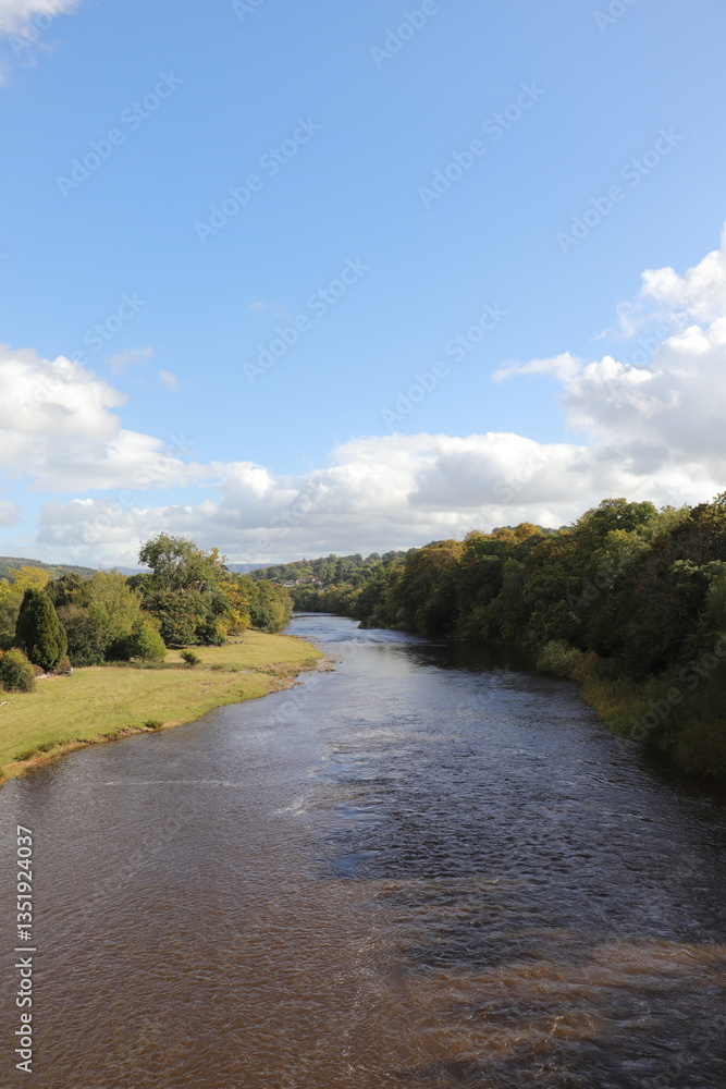 Fototapeta premium River Wye and the Wye Valley