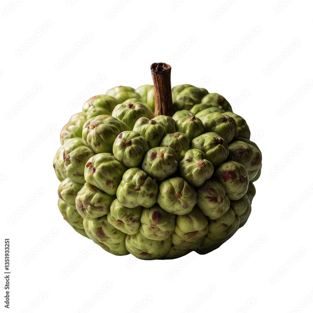 Obraz premium green pine cone with transparent background PNG and JPEG image
