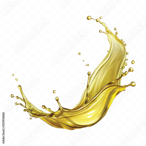 abstract 3d fresh olive oil splash explosion, flying olive oil on the air cut isolated on white background