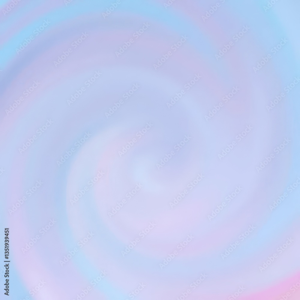 Fototapeta premium Swirling pastel blue and pink abstract blur, soft focus background, vignette, color