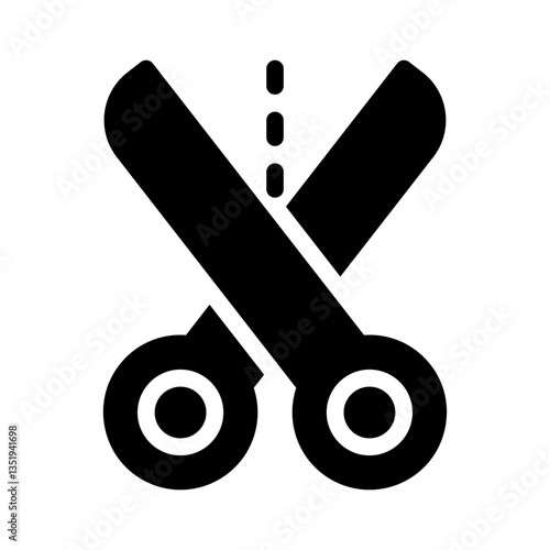 scissors glyph icon