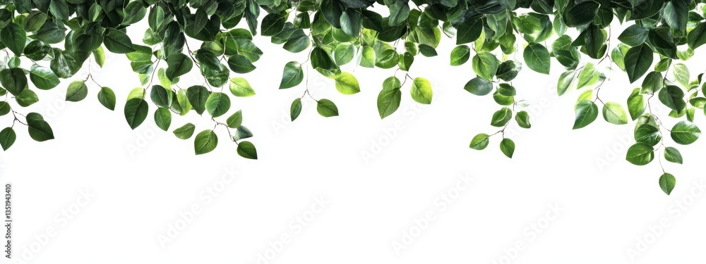 Hanging Greenery Border Hanging Greenery Border