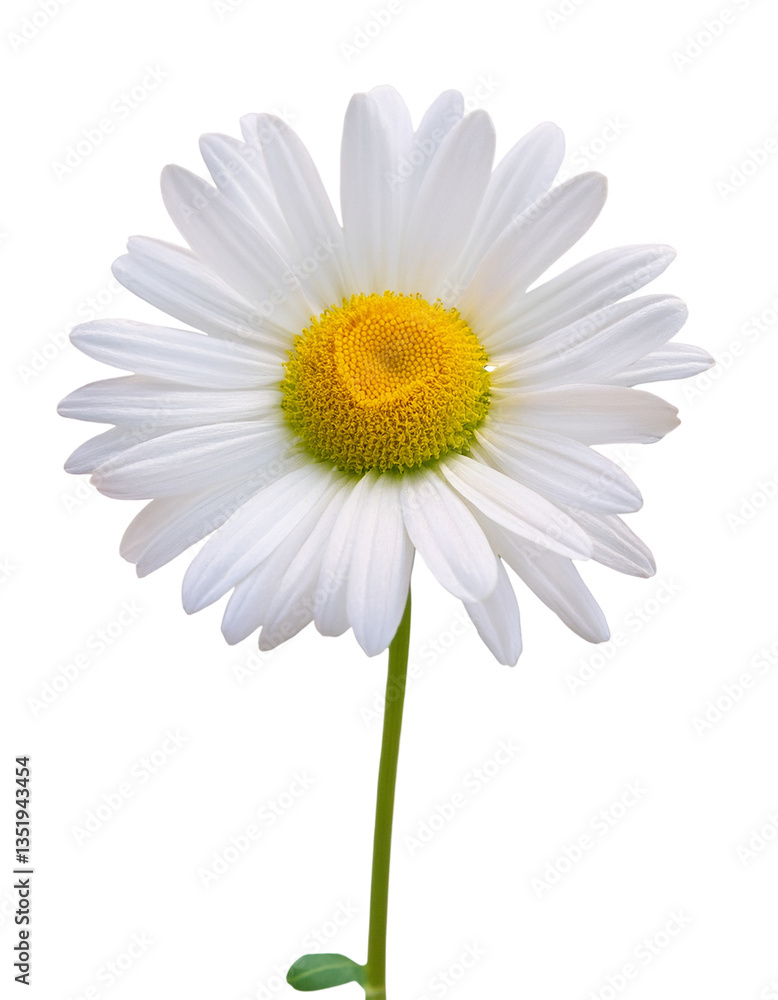 Naklejka premium Pure white daisy bloom