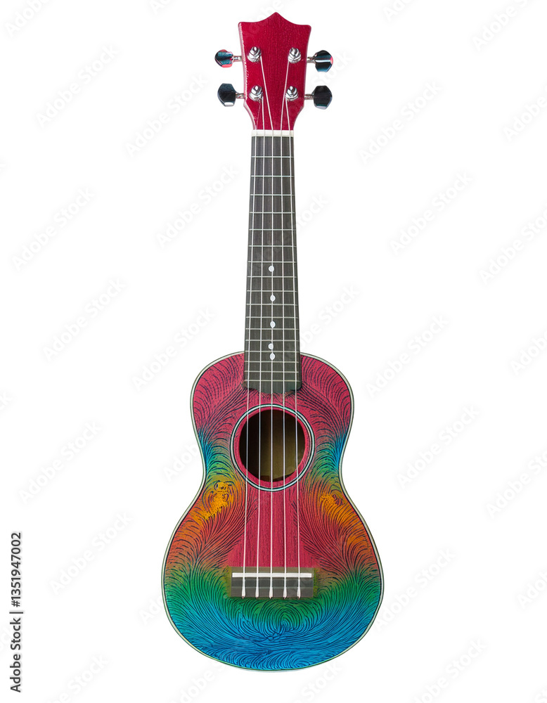 Obraz premium Rainbow Ukulele