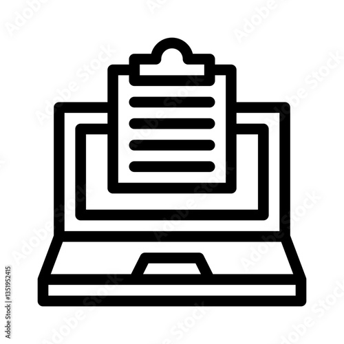 assignment submission line icon