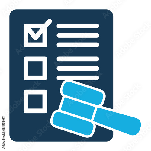 Legitimacy Icon Duo Tone Style for Credibility Pack Icon Themes