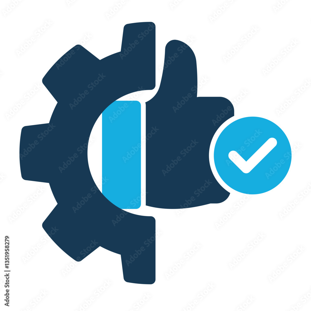 Obraz premium Cooperation Icon Duo Tone Style for Credibility Pack Icon Themes