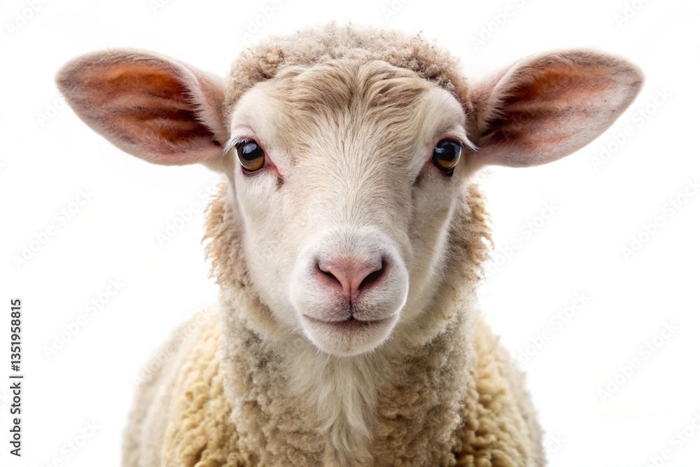 sheep isolated on white sheep isolated on white