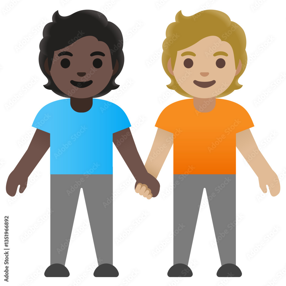 Naklejka premium Holding Hands