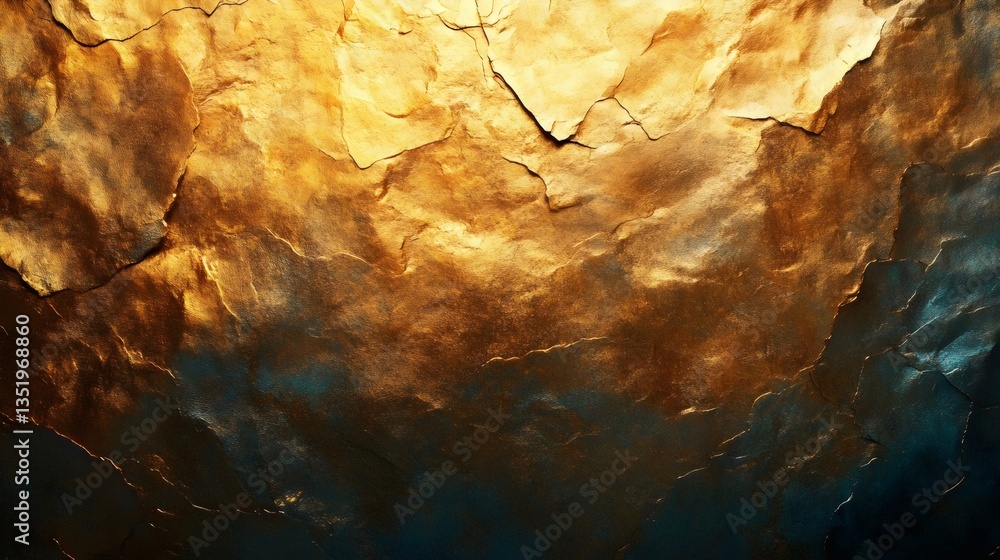 A gold and blue background with a lot of texture A gold and blue background with a lot of texture