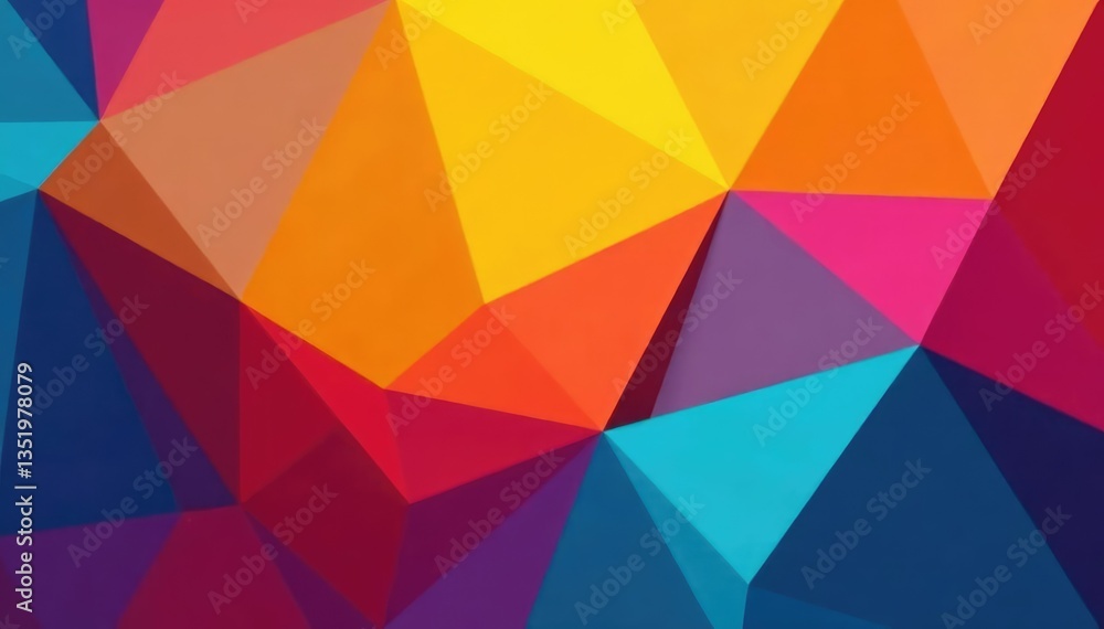 Obraz premium Abstract geometric shapes, vibrant color block design, texture, rectangles, design