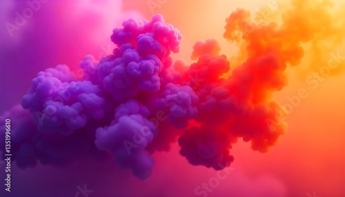 colorful flowers in the wind