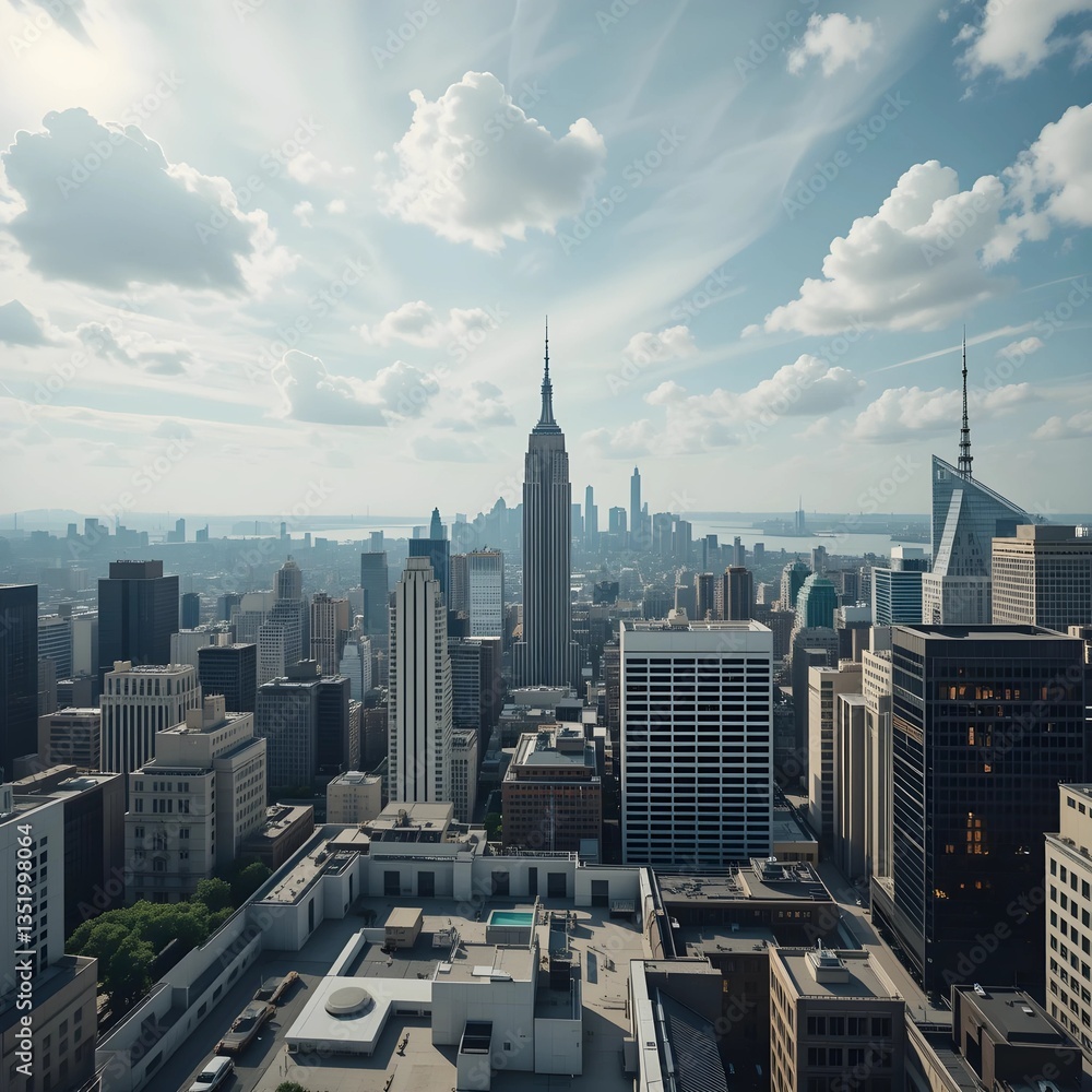 Fototapeta premium beautiful city scenery