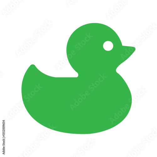 green rubber duck