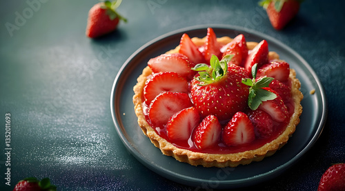 tarte aux fraises
