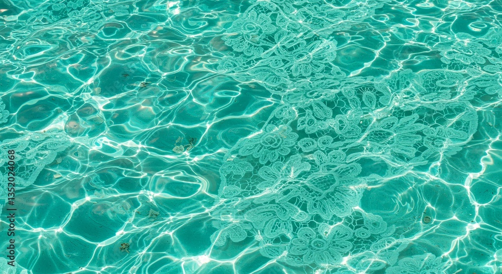 The water is clear and calm, with a few ripples on the surface