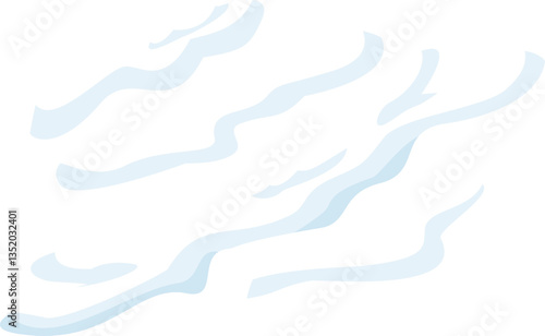Black Line Art Flat White Fill Stratus Cloud Illustration, Stratus Cloud Drawing, Stratus Cloud Clipart