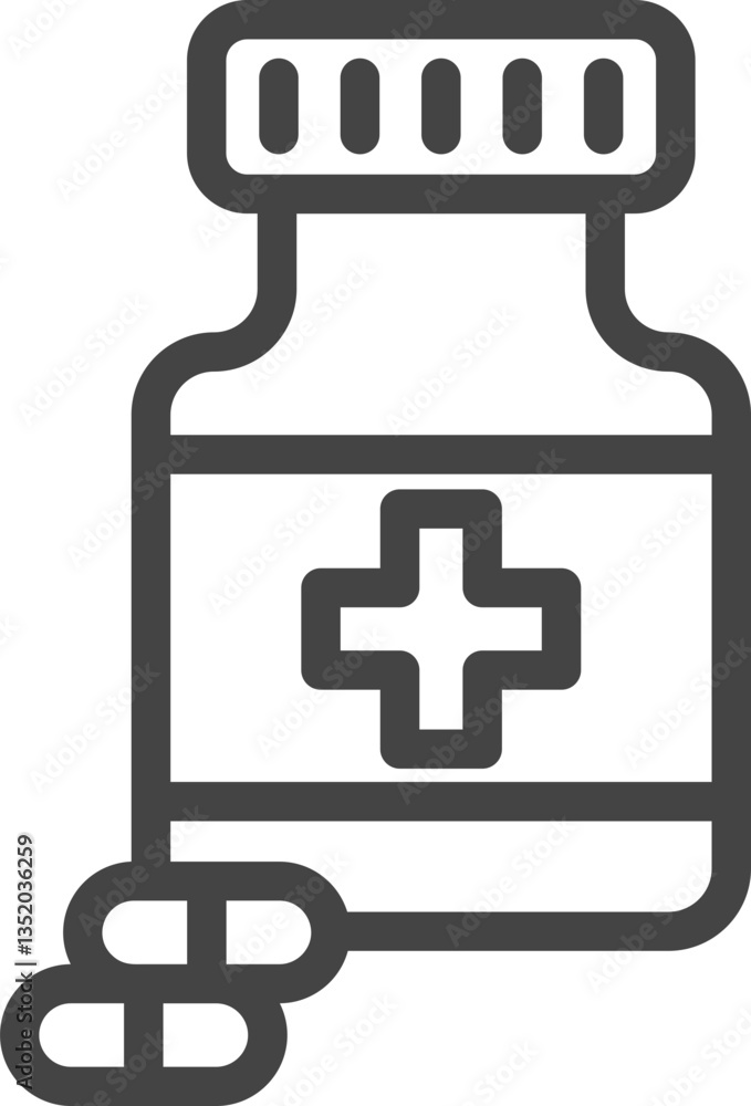 Fototapeta premium Pill Bottle