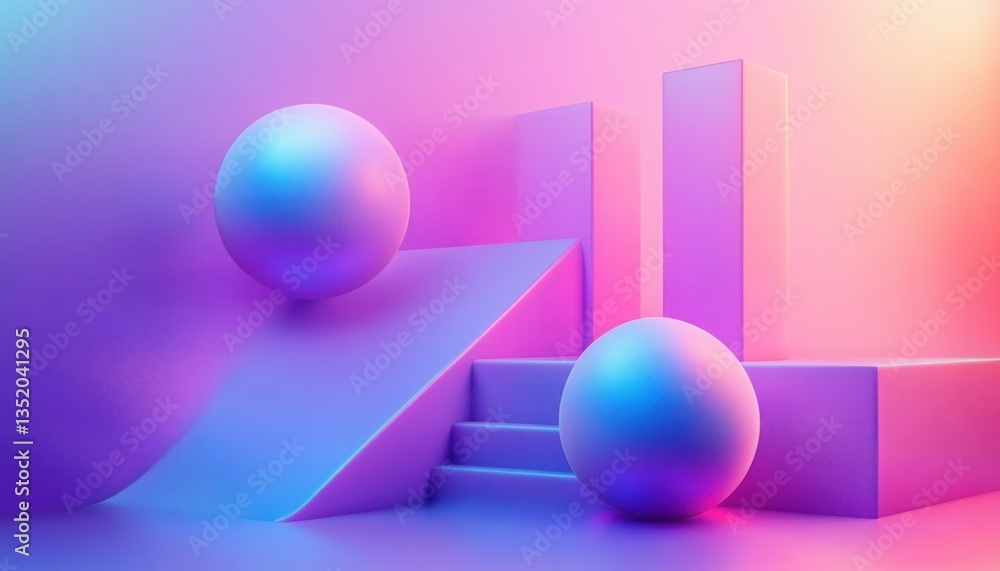 Dynamic Abstract Geometry with Fluid Swirls and Sporty Patterns in Vibrant Pastel Colors Dynamic Abstract Geometry with Fluid Swirls and Sporty Patterns in Vibrant Pastel Colors