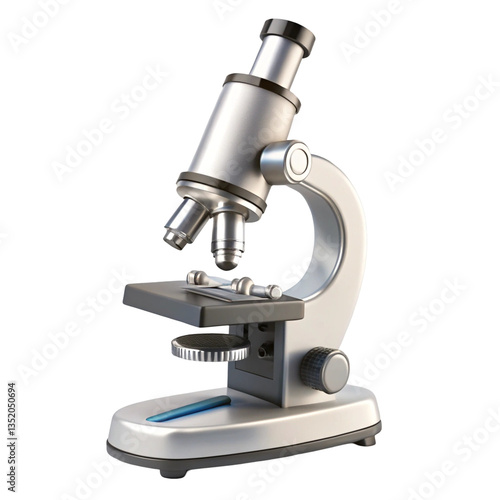 microscope isolated on white background