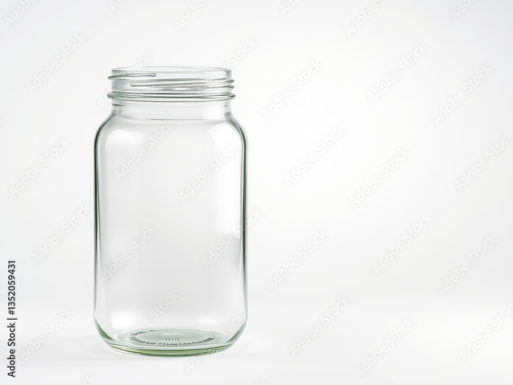 Empty Glass Jar PNG for Design Projects Empty Glass Jar PNG for Design Projects