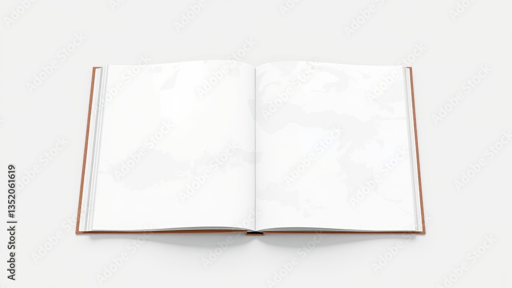 Fototapeta premium Hardcover Book Mockup - Blank Left Cover Design