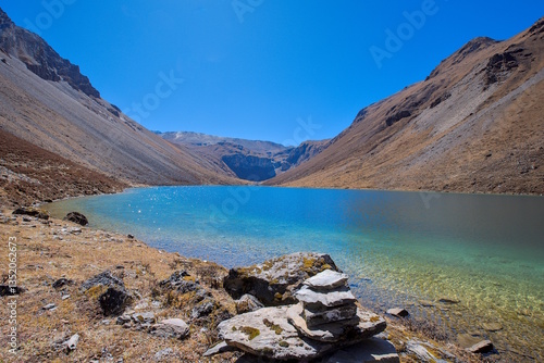Tshophu Twin Lakes in Bhutan