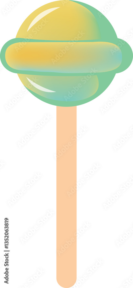 Ball Lollipop Icon Ball Lollipop Icon