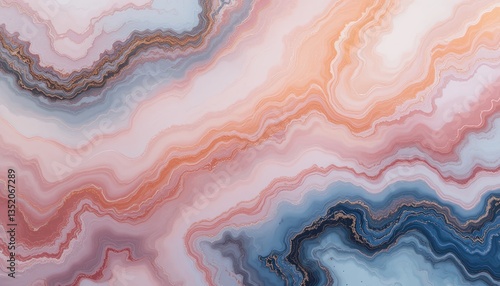 Wallpaper Mural Fluid abstract art gallery exhibition digital art contemporary space aesthetic view modern design concepts for visual impact Torontodigital.ca