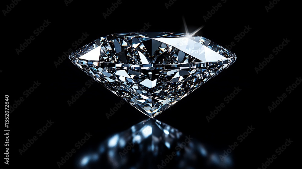 Sparkling gemstone with sharp facets high resolution picture Sparkling gemstone with sharp facets high resolution picture
