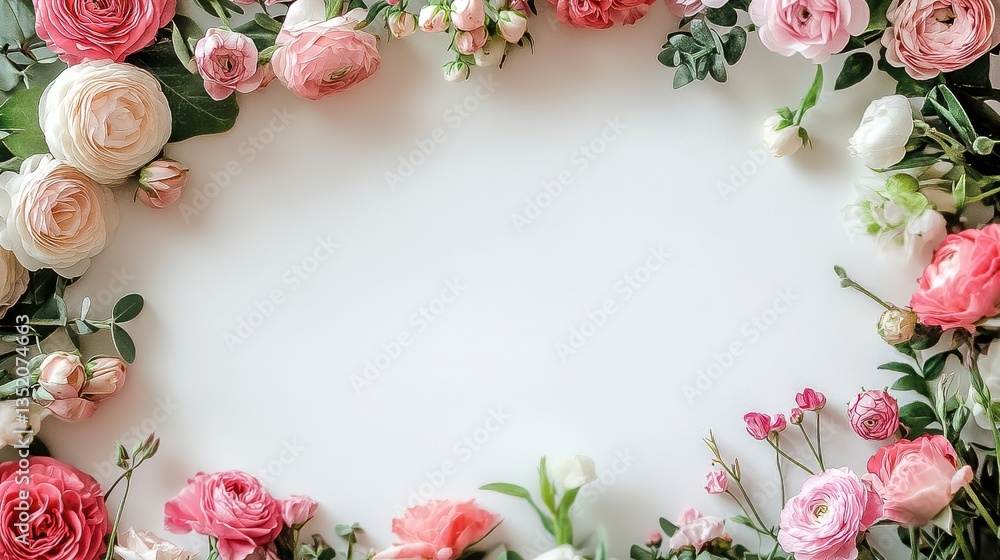 Pink roses, spring's summer blossoms, with delicate petals and blooms among lush greenery and leaves, create a beautiful flower arrangement. Pink roses, spring's summer blossoms, with delicate petals and blooms among lush greenery and leaves, create a beautiful flower arrangement.