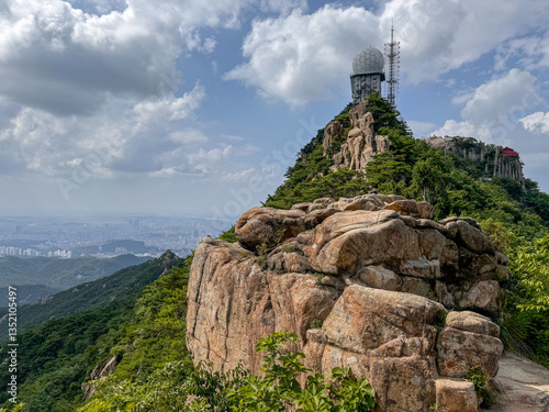 Wallpaper Mural Gwanaksan Peak with Radar Dome – Seoul’s Scenic View Torontodigital.ca