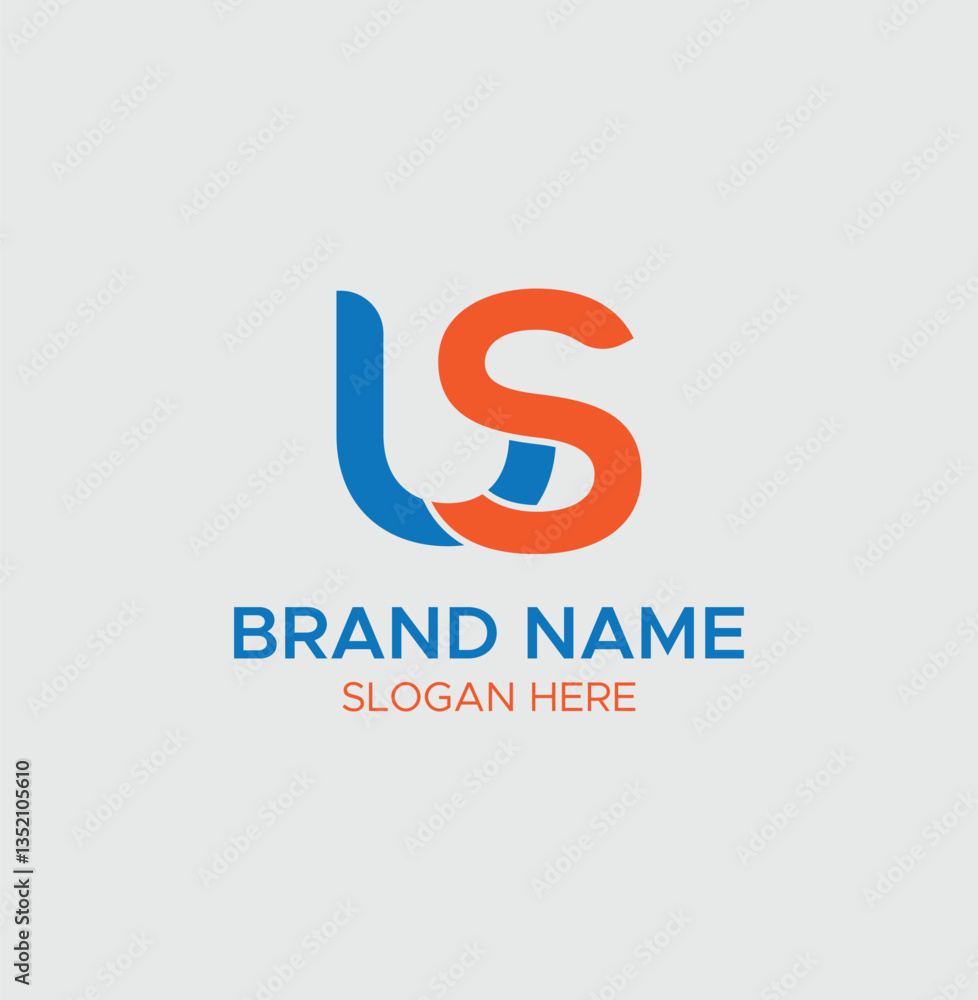 Letter US monogram Logo with vector template design Letter US monogram Logo with vector template design