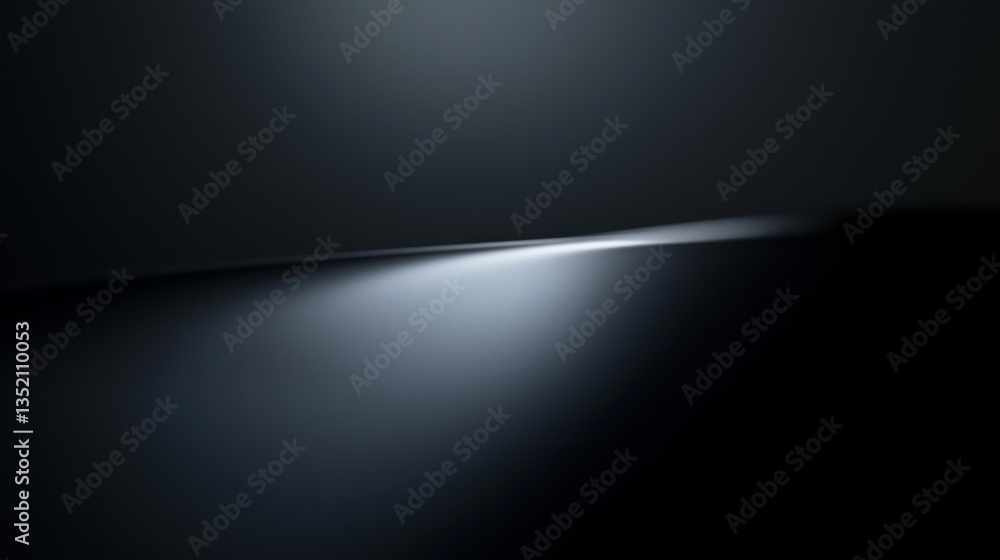 Minimalist light on a dark surface. Minimalist light on a dark surface.