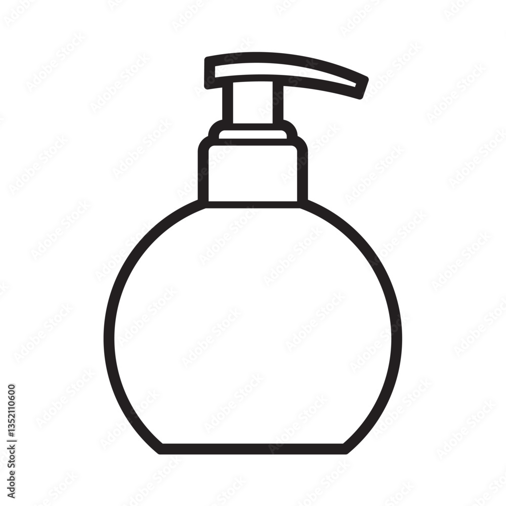 black and white half round empty cosmetic bottle black and white half round empty cosmetic bottle