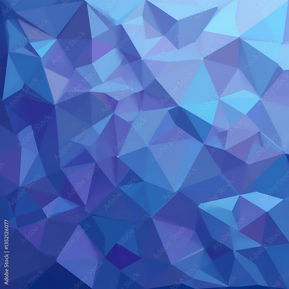 Low Poly Abstract Blue Geometric Background Low Poly Abstract Blue Geometric Background