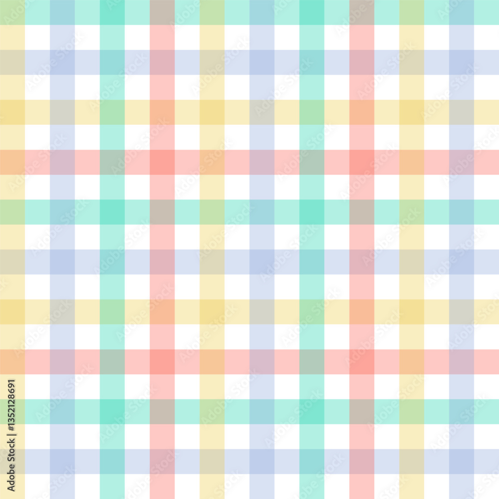 Multicolor gingham seamless pattern.Checkered tartan plaid repeat pattern.Geometric vector background wallpaper. Multicolor gingham seamless pattern.Checkered tartan plaid repeat pattern.Geometric vector background wallpaper.