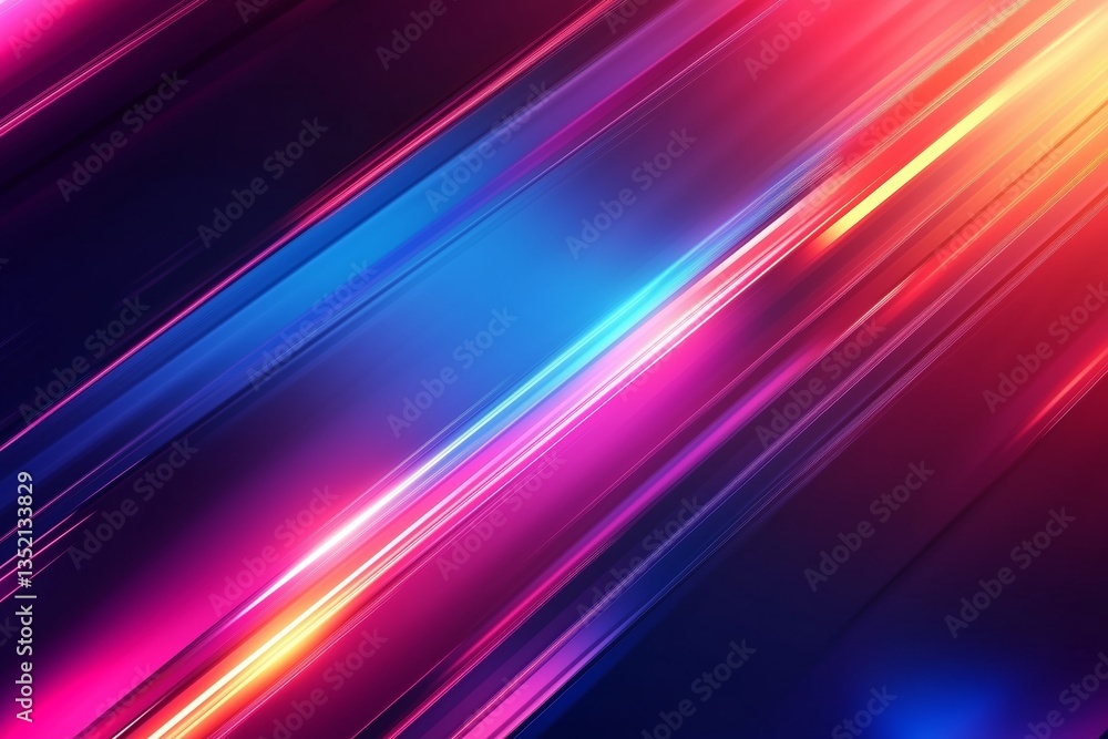 A visually captivating geometric abstract artwork featuring angular shapes in shades of blue, red, and purple, highlighted by a prominent diagonal orange light beam. Perfect for modern designs A visually captivating geometric abstract artwork featuring angular shapes in shades of blue, red, and purple, highlighted by a prominent diagonal orange light beam. Perfect for modern designs