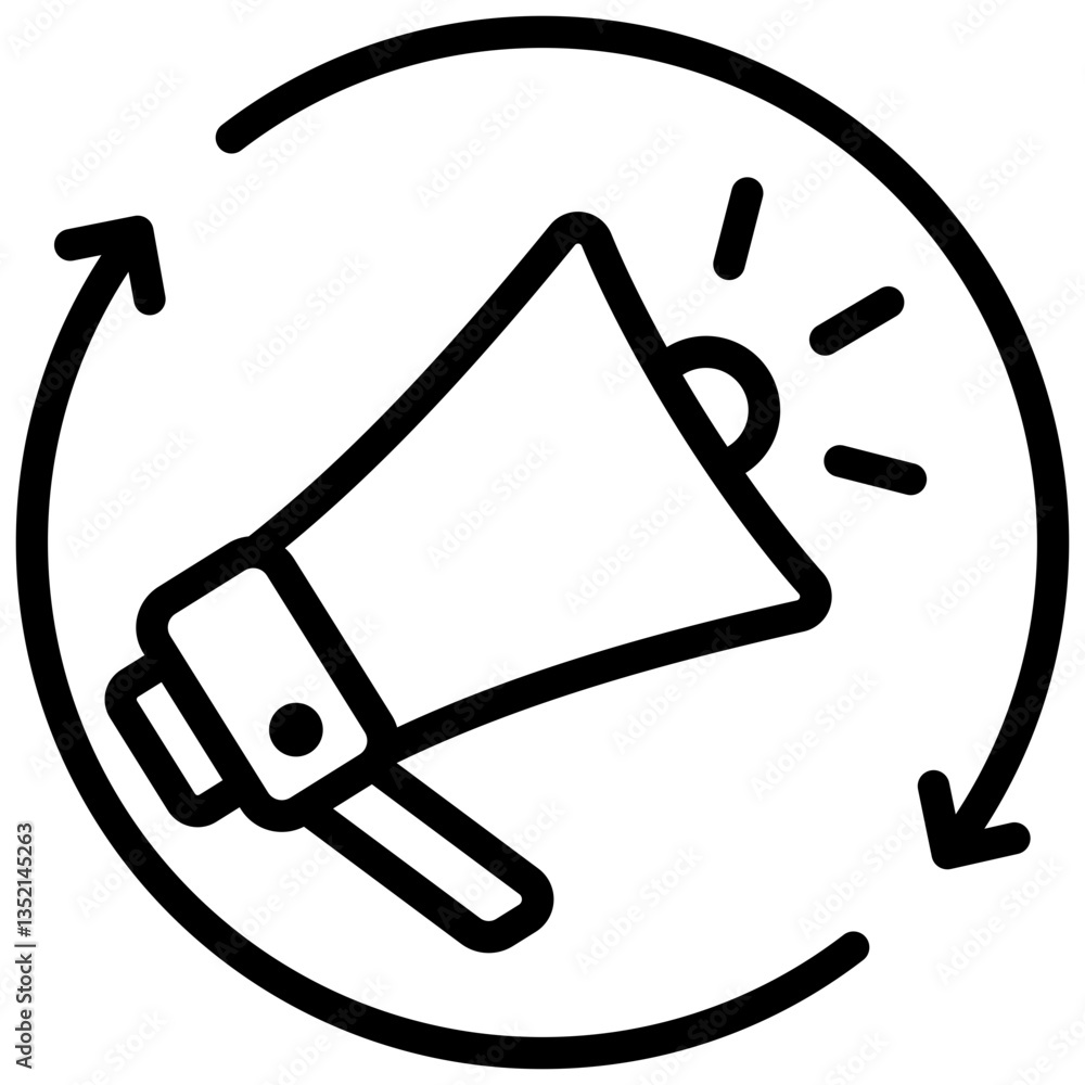 Marketing Outline Icon Marketing Outline Icon