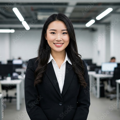 Wallpaper Mural Confident Asian Businesswoman – Professional Corporate Headshot Torontodigital.ca