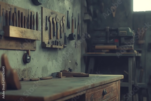 Artisan Workshop - Tools and Wood