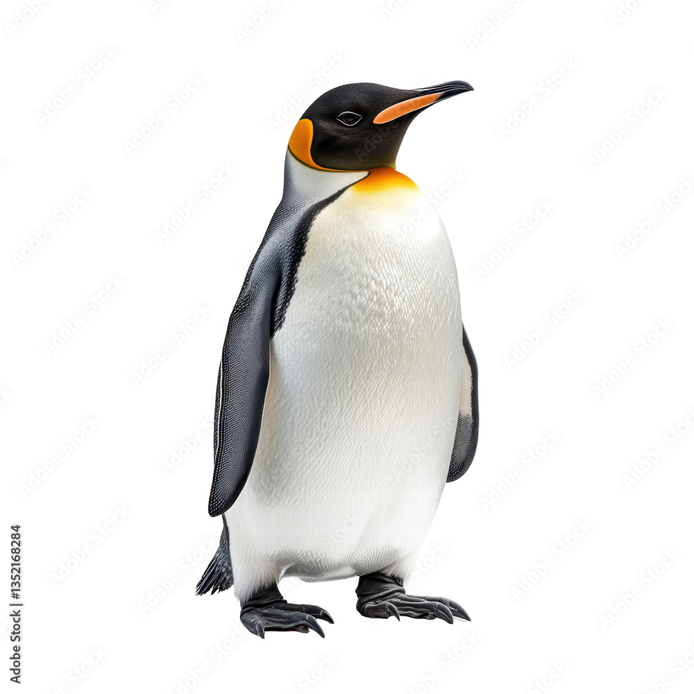 Fototapeta premium penguin isolated on transparent or white background, png