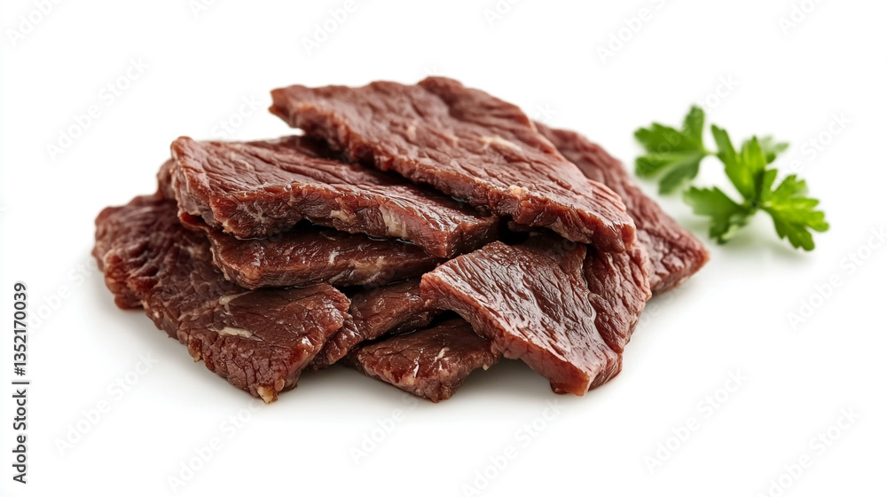 beef rice dish isolated on white back ground beef rice dish isolated on white back ground
