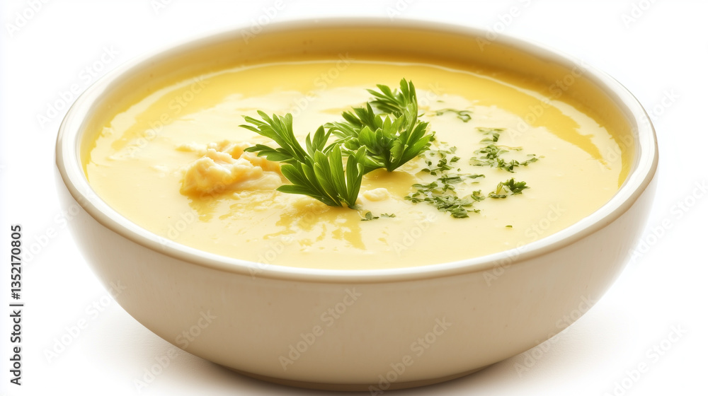 beef rice dish isolated on white back ground