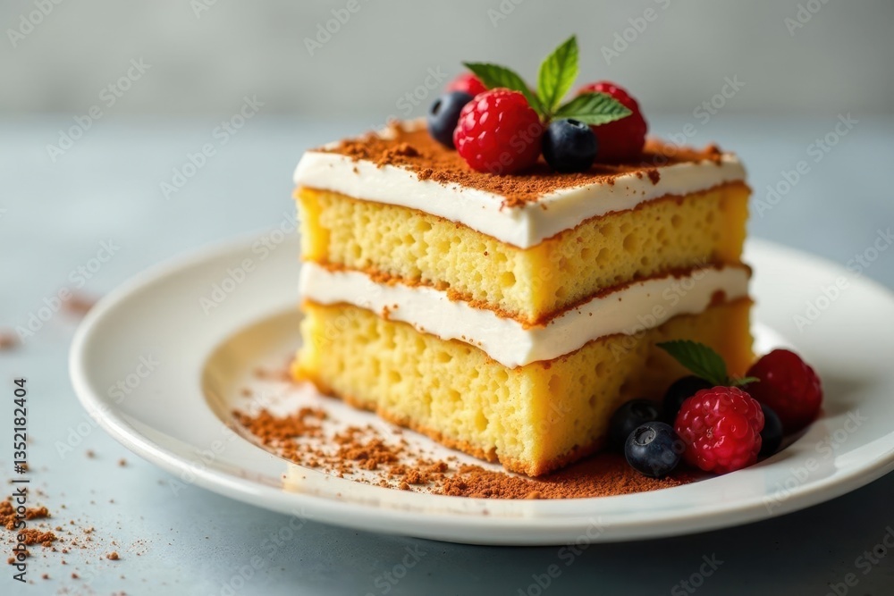 Classic Italian dessert; layers of coffee-soaked ladyfingers, mascarpone cream , rich, stock photo Classic Italian dessert; layers of coffee-soaked ladyfingers, mascarpone cream , rich, stock photo
