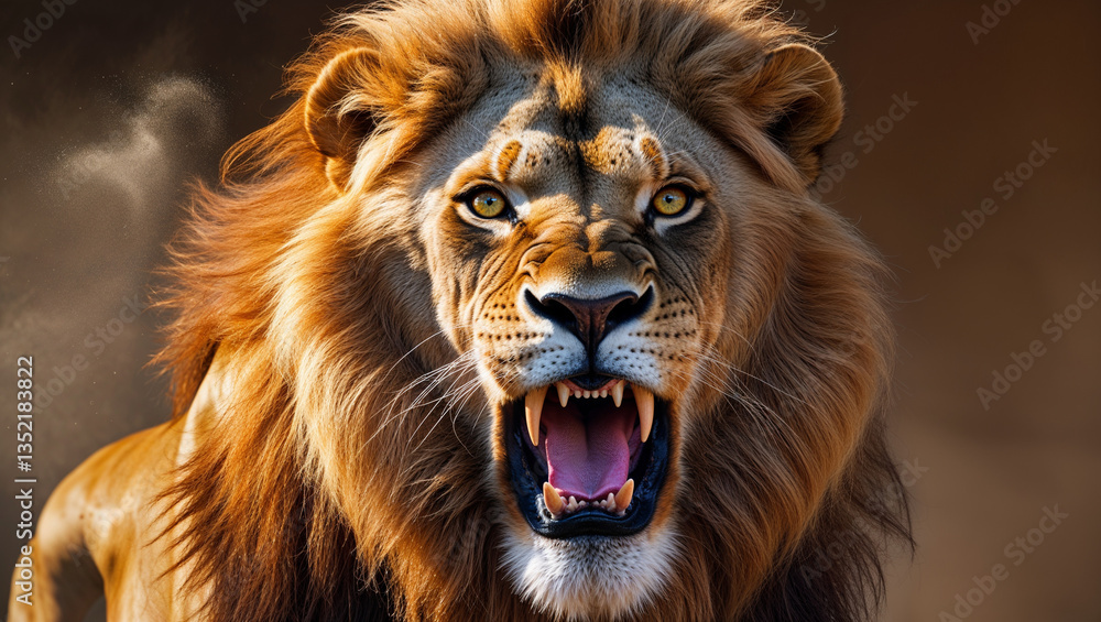 Fototapeta premium head of a lion