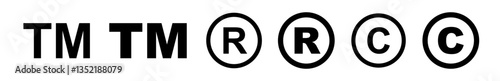 TM, R, C Symbol collection