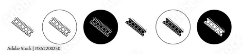 Ram memory icon editable vector set