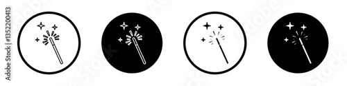 Retouch icon editable vector set